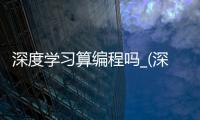 深度学习算编程吗_(深度学习算法中人可以掌控机器)